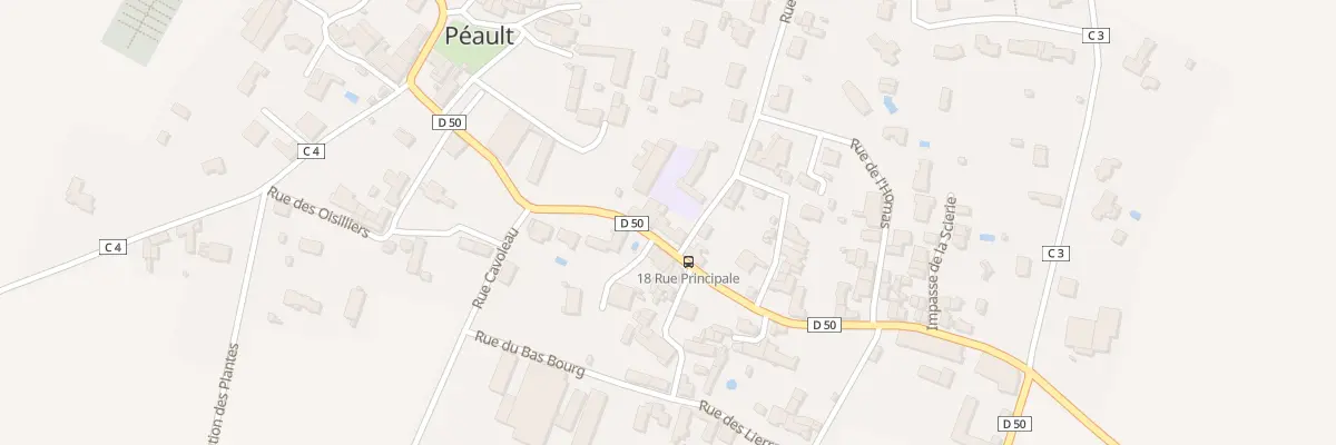 Plan du 12 Rue principale à Péault