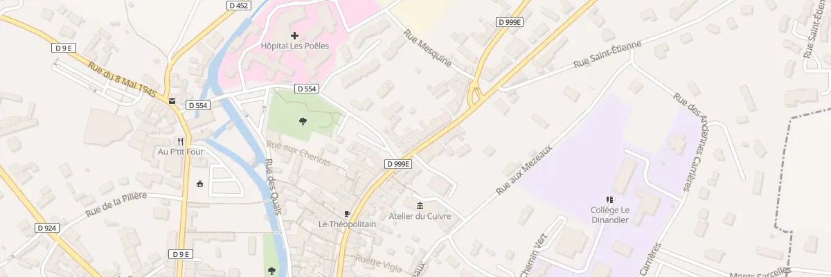 Plan du 75 Rue General Huard - Villedieu à Villedieu-les-Poêles-Rouffigny