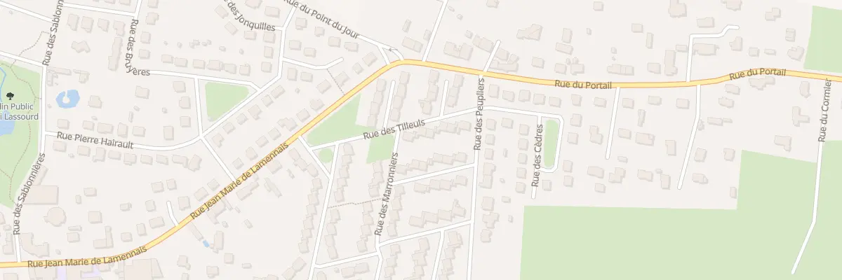 Plan du 4 Rue des Tilleuls à La Guerche-de-Bretagne
