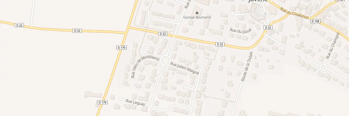 Plan du 4 Rue Aime du Bois Guy à Javené