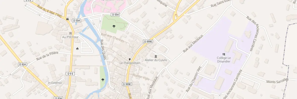 Plan du 52 Rue General Huard - Villedieu à Villedieu-les-Poêles-Rouffigny