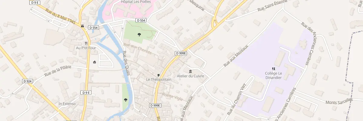 Plan du 56 Rue General Huard - Villedieu à Villedieu-les-Poêles-Rouffigny