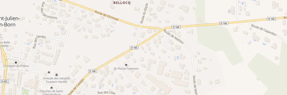 Plan du 476 Rte de Casteja à Saint-Julien-en-Born