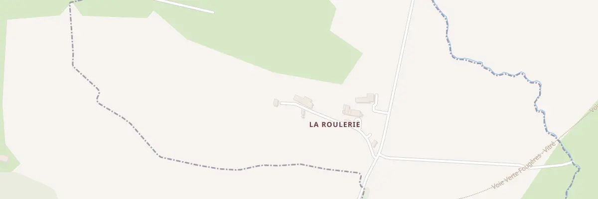 Plan du 11 Rte de Fougères à Montreuil-sous-Pérouse