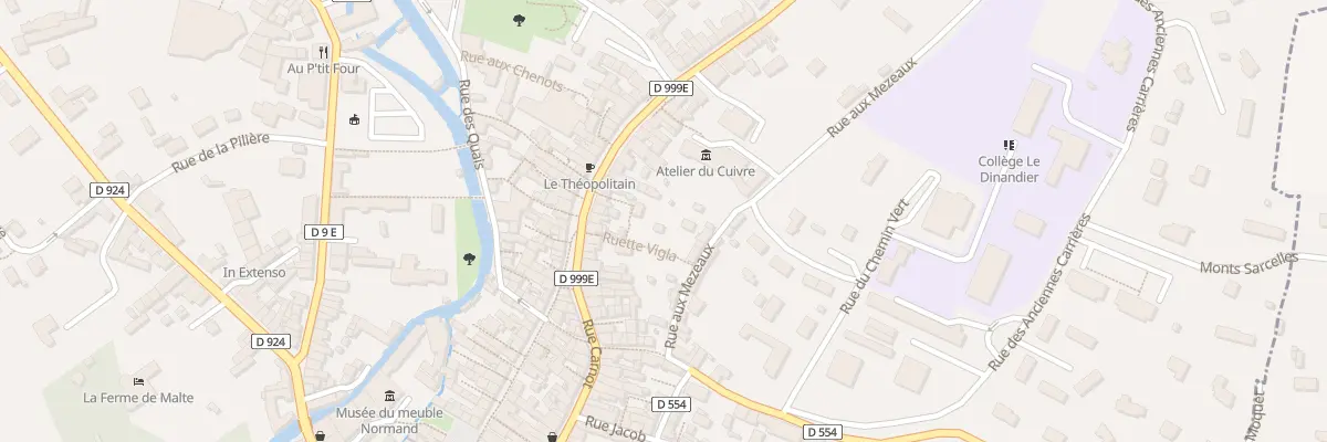 Plan du 24 Rue General Huard - Villedieu à Villedieu-les-Poêles-Rouffigny
