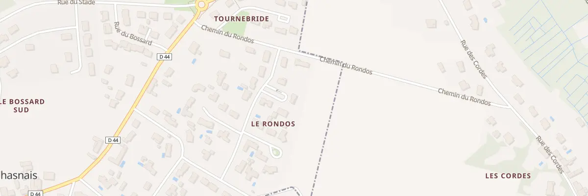 Plan du 5 Lot Le Rondos à Chasnais