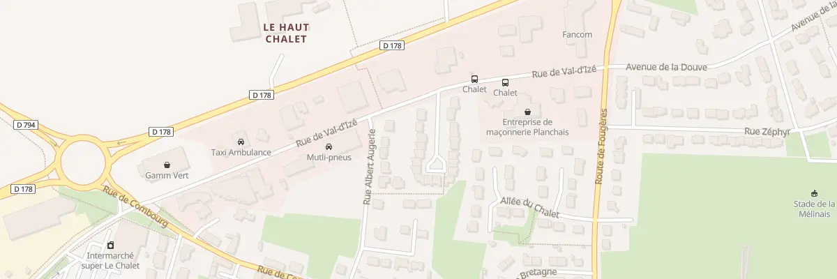 Plan du 6 All Pierre Lefeuvre à Vitré