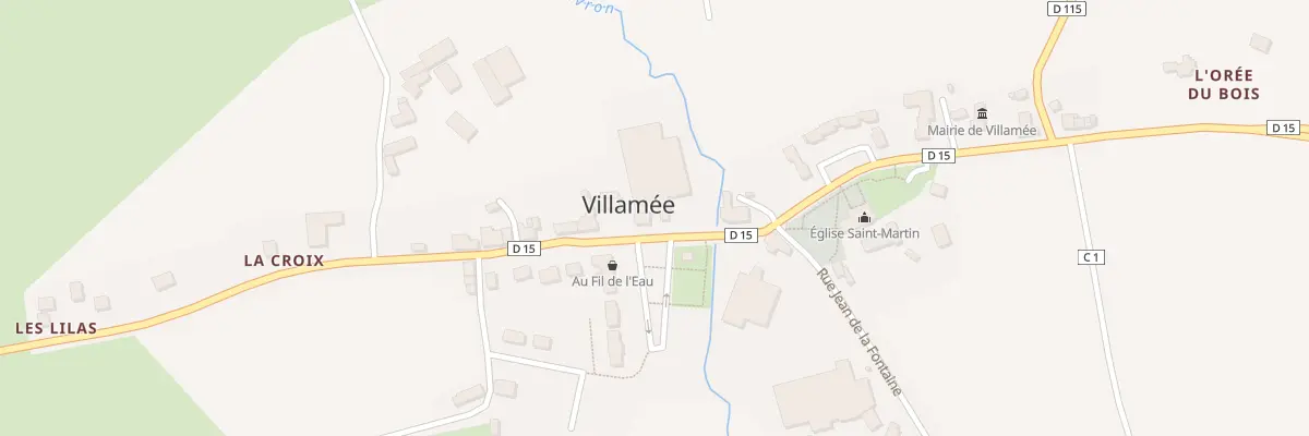 Plan du 28 Av des Portes de Bretagne à Villamée