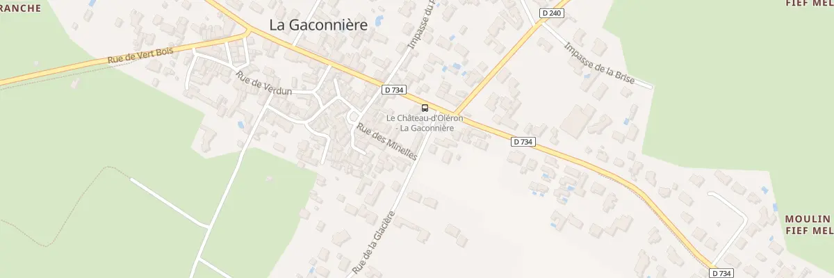 Plan du 2 Rue de la Glacière au Château-d’Oléron