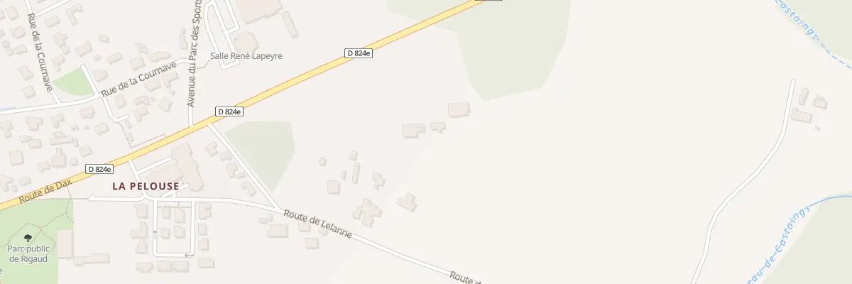 Plan du 24 Rte de Dax à Saint-Geours-de-Maremne