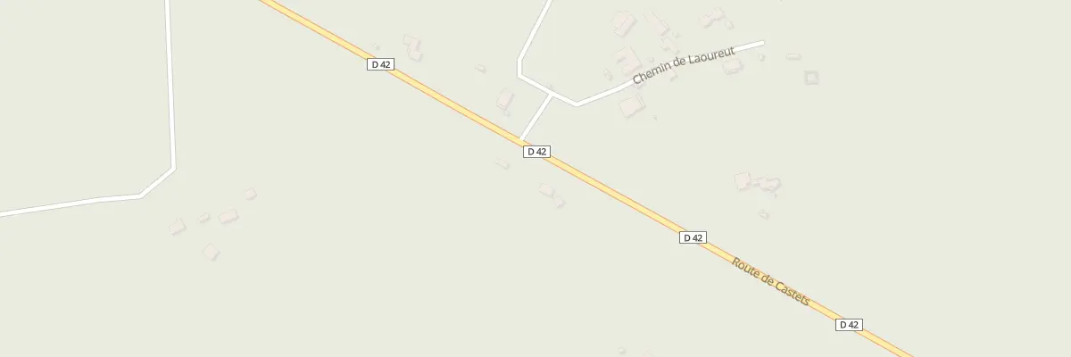 Plan du 1690 Rte de Castets à Linxe