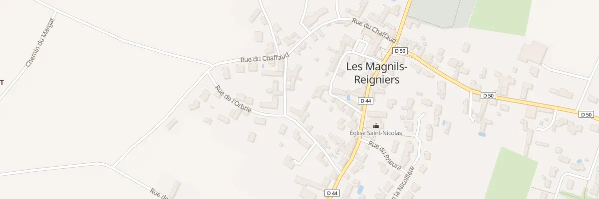 Plan du 8 Rue de l’orbrie aux Magnils-Reigniers