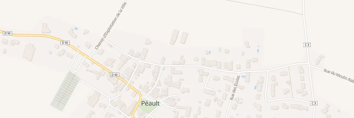 Plan du 14 Rue du puits du bois à Péault