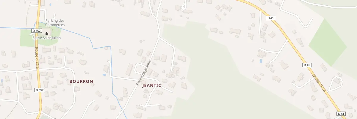 Plan du 135 Rte de Jeantic à Saint-Julien-en-Born