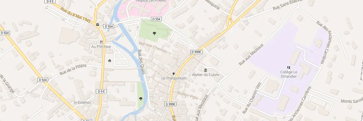 Plan du 53 Rue General Huard - Villedieu à Villedieu-les-Poêles-Rouffigny