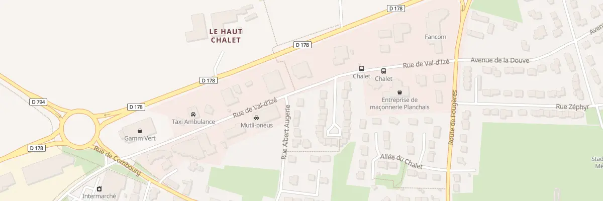 Plan du 14 Rue Albert Augerie à Vitré