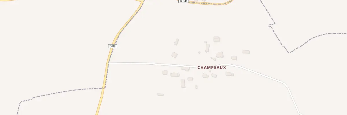Plan du 10 Champeaux au Mesnil-Amey