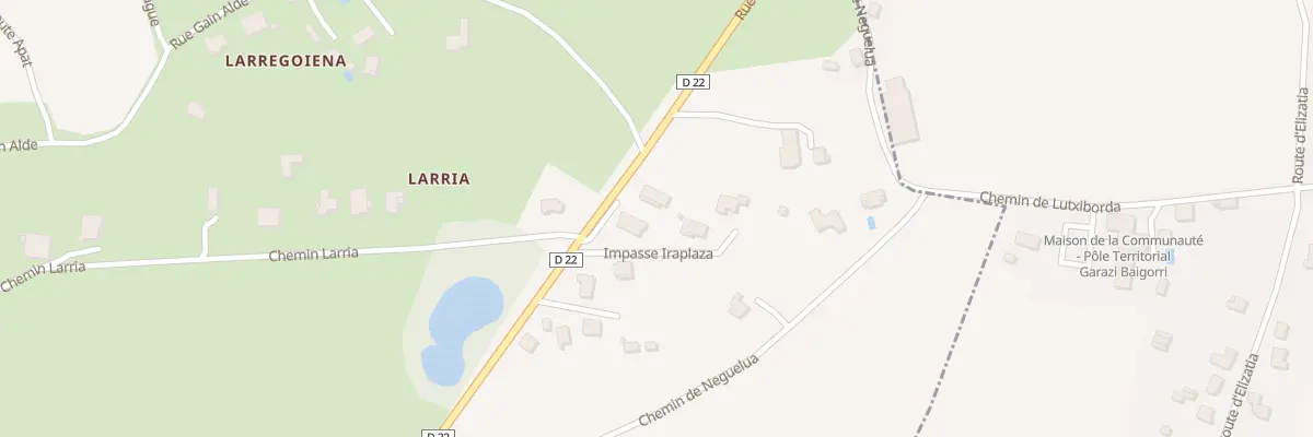 Plan du 15 Imp Iraplaza à Ispoure