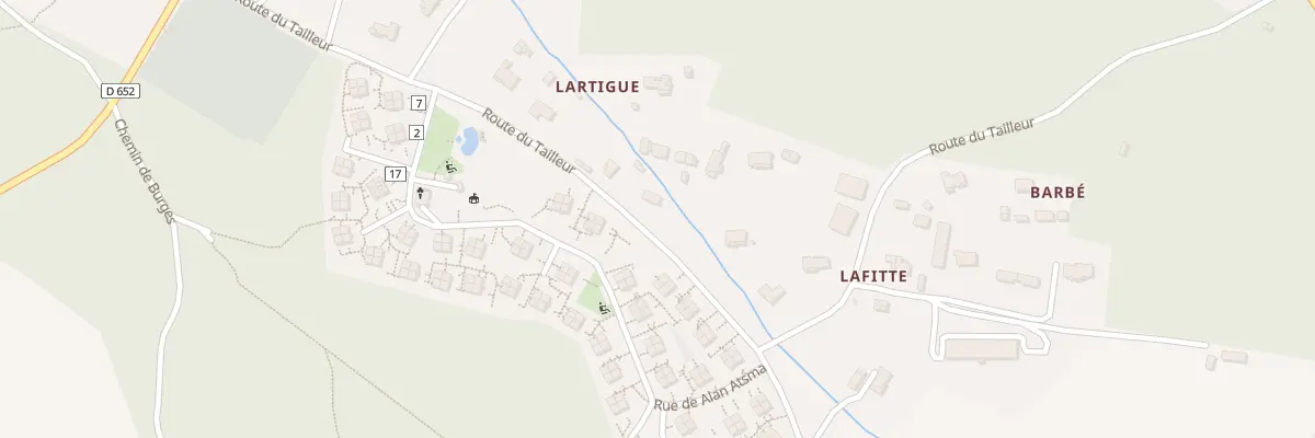 Plan du 401 Rte du Tailleur à Saint-Julien-en-Born