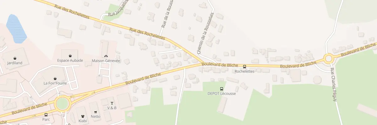 Plan du 62 Bd de Bliche à Lécousse