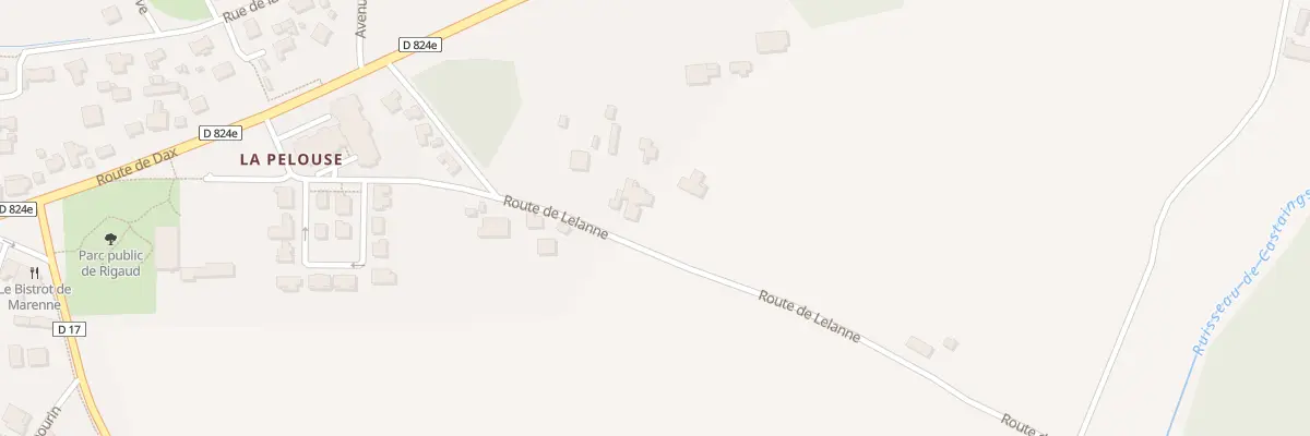 Plan du 443 Rte de Lelanne à Saint-Geours-de-Maremne