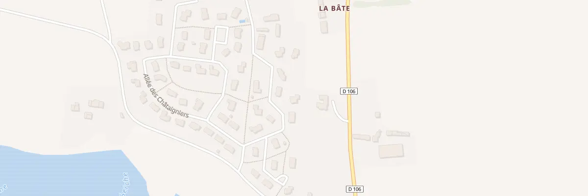 Plan du 6 All des Pommiers à Moutiers