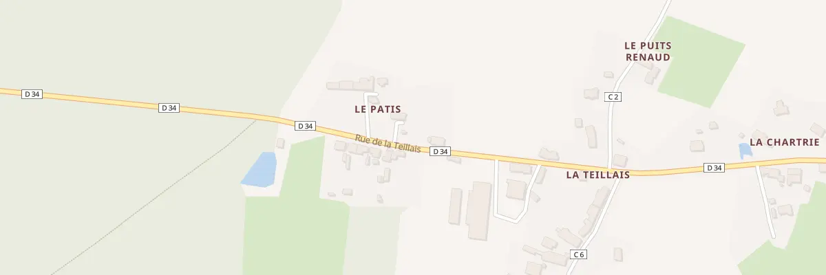 Plan du 16 La Teillais à Juigné-des-Moutiers