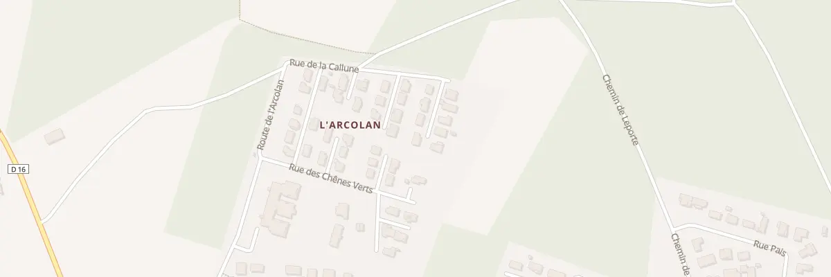Plan du 4 Rue des Chenes Verts à Magescq