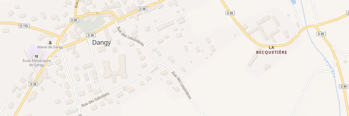 Plan du 13 Rue des Lessivières à Dangy