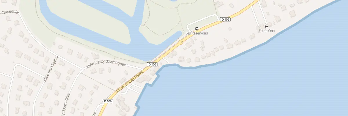 Plan du 118T Rte du Cap Ferret Grand Piquey à Lège-Cap-Ferret