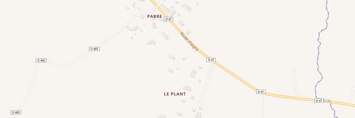 Plan du 5154 Le Plant à Marcilly