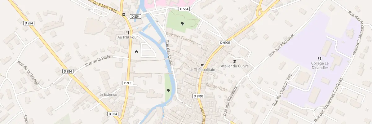 Plan du 17E Rue General Huard - Villedieu à Villedieu-les-Poêles-Rouffigny