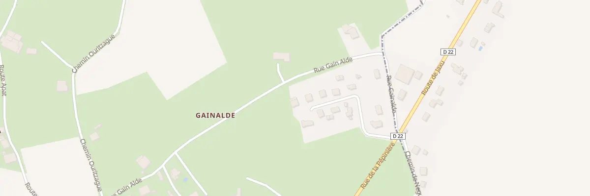 Plan du 232 Rue Arradoy à Ispoure