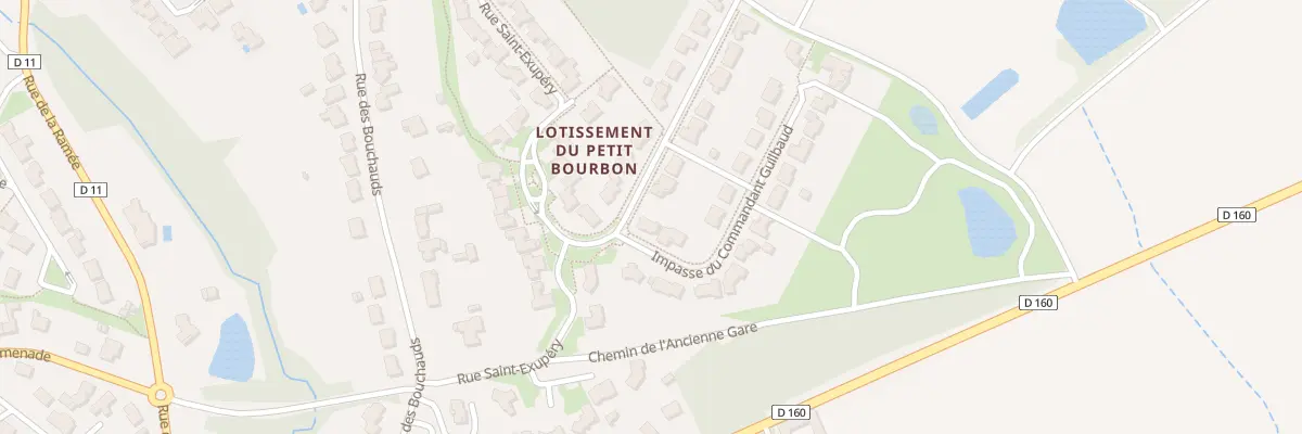 Plan du 1 Imp du Commandant Guilbaud à Essarts-en-Bocage