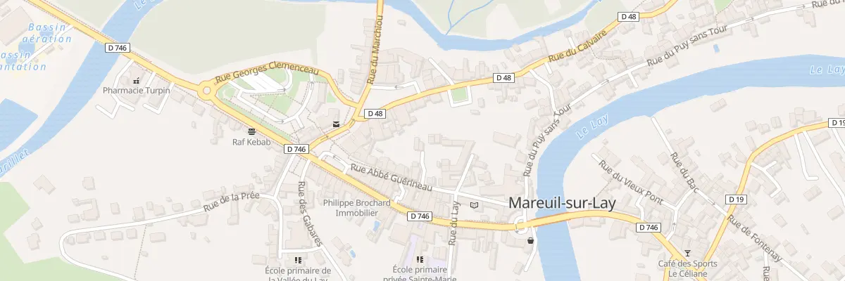 Plan du 11B Rue abbé guerineau à Mareuil-sur-Lay-Dissais