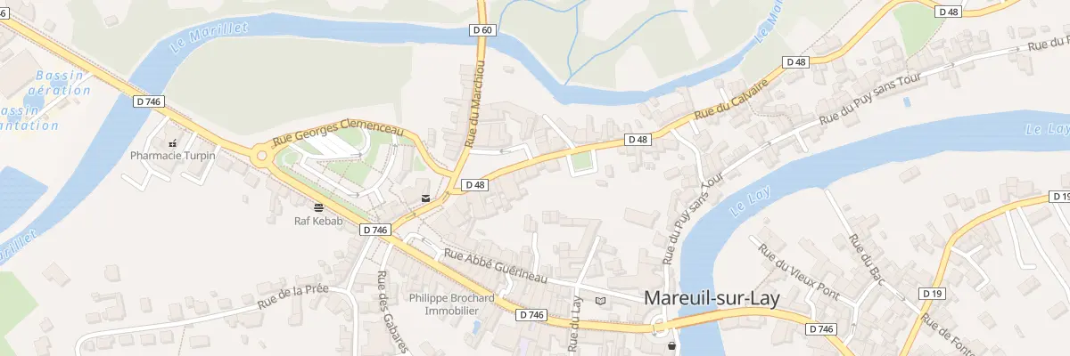 Plan du 24 Pl des Halles à Mareuil-sur-Lay-Dissais