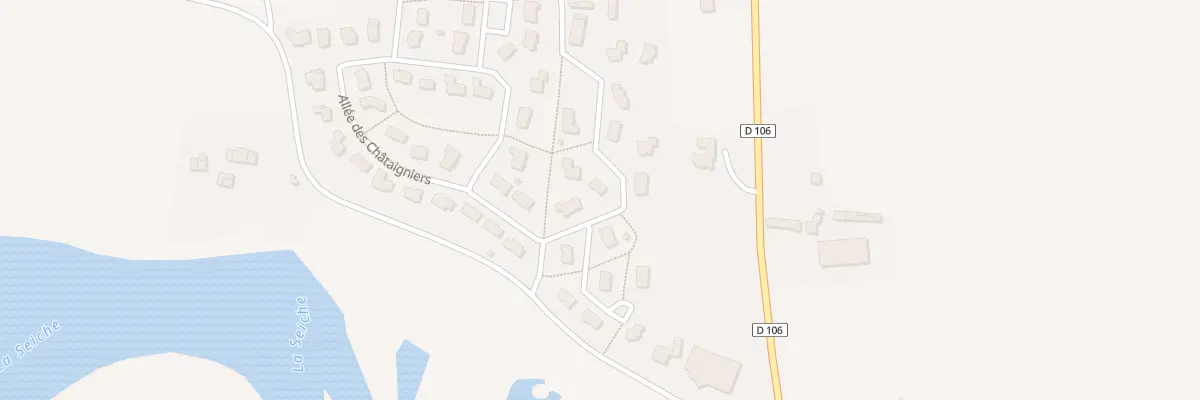 Plan du 3 All des Pommiers à Moutiers