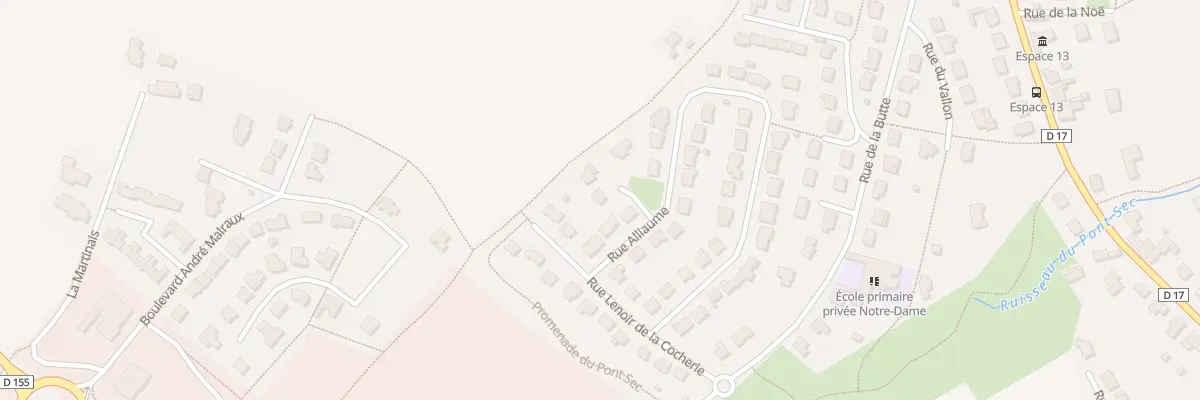 Plan du 42 Rue Alliaume à Lécousse