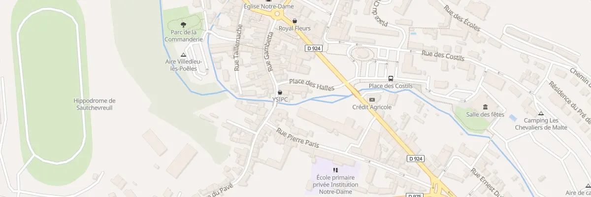 Plan du 37B Rue Gambetta - Villedieu à Villedieu-les-Poêles-Rouffigny