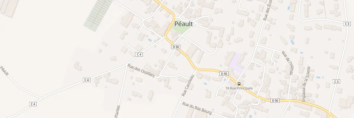 Plan du 5 Rue principale à Péault