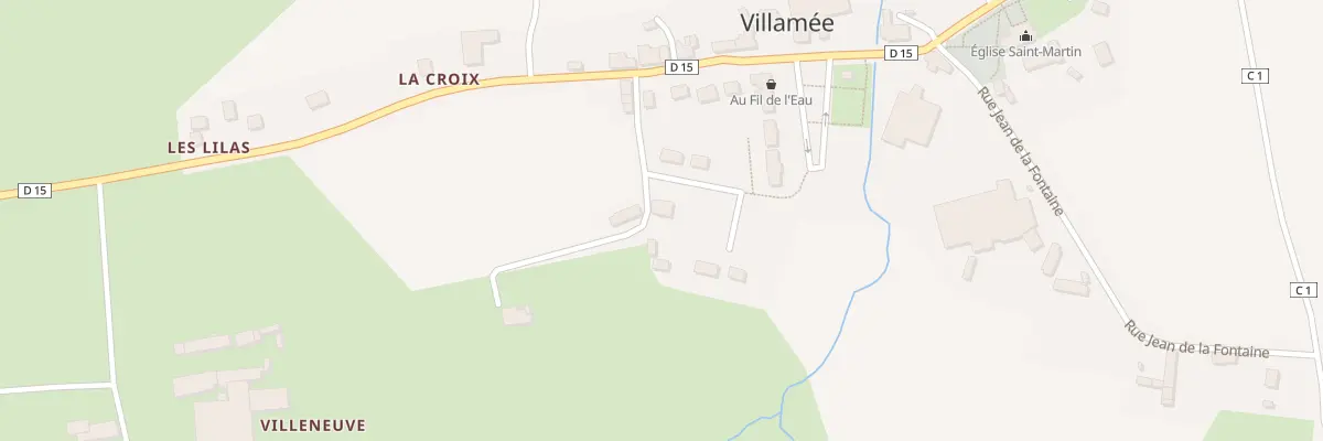 Plan du 1 La Butte à Villamée