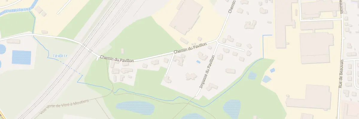 Plan du 41 Che du Pavillon à Vitré