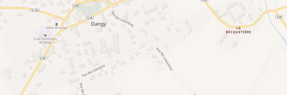 Plan du 16 Rue des Sabotiers à Dangy