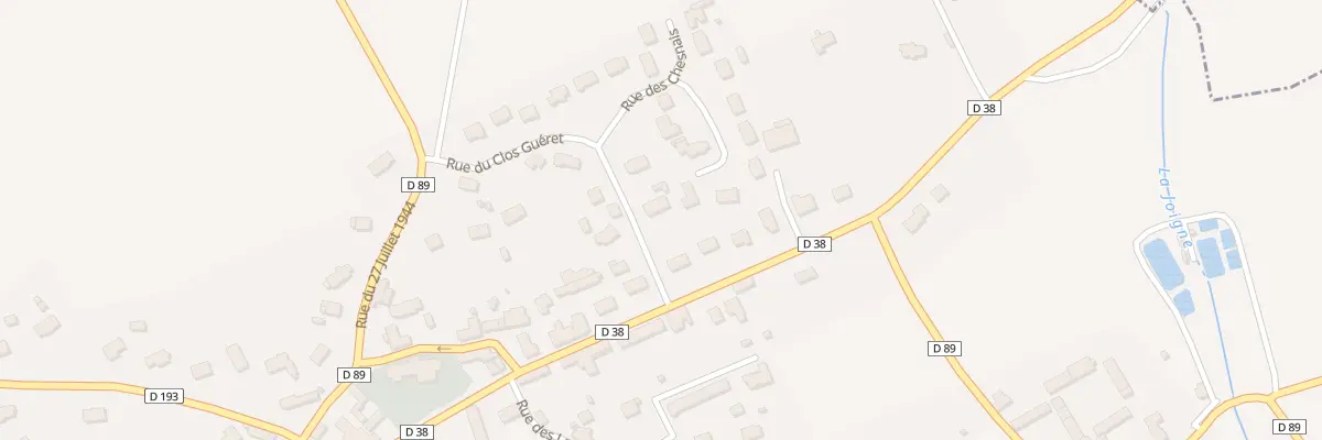 Plan du 2 Rue des Chesnais à Dangy