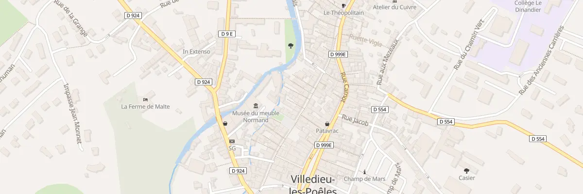 Plan du 41D Rue du Doc Havard - Villedieu à Villedieu-les-Poêles-Rouffigny