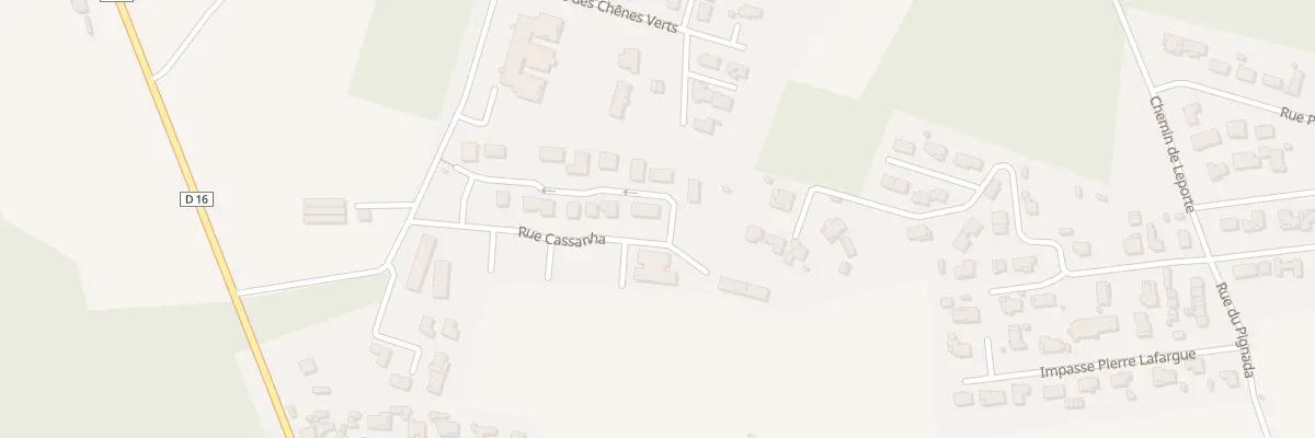 Plan du 3 Rue Cassanha à Magescq