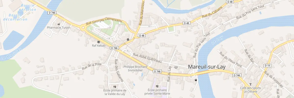 Plan du 1B Rue abbé guerineau à Mareuil-sur-Lay-Dissais
