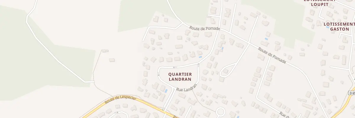 Plan du 213 Rue Landran à Bias