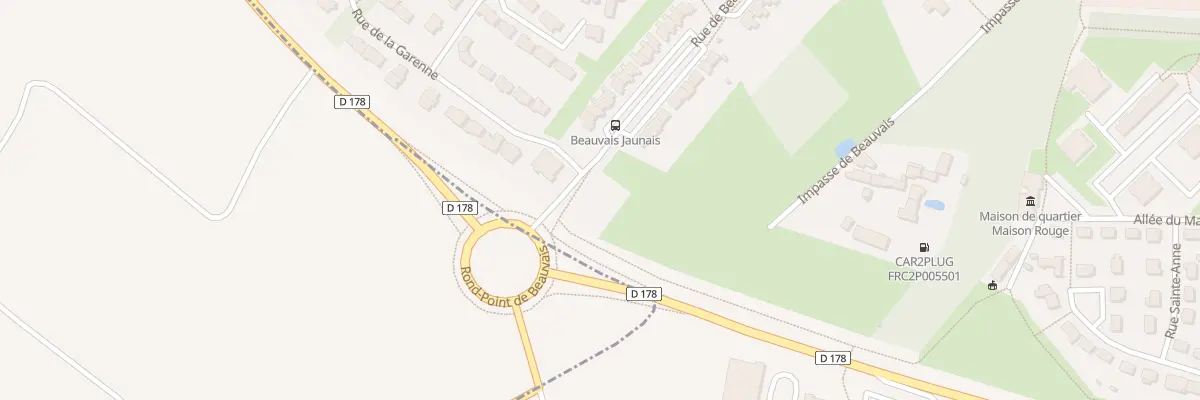 Plan du 75 Rue de Beauvais à Vitré
