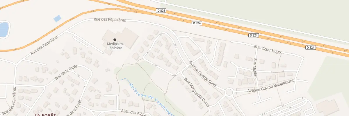 Plan du 3 Rue Simone de Beauvoir à Saint-Geours-de-Maremne